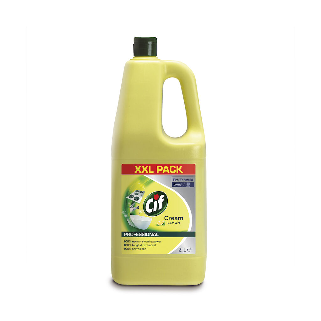 Cif Pro Formula Cream Lemon 6x2L - Karcmentesen tisztító folyékony súrolószer citrom illattal