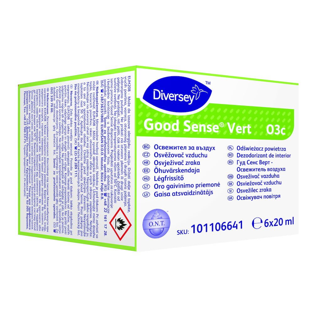 Good Sense Vert (refill) O1c 2x6x0.02L - Friss zöldalma, légfrissítő és szagsemlegesítő – folyamatos hatás