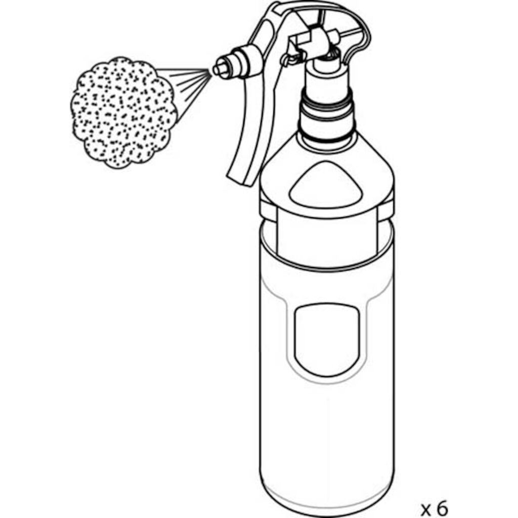 Suma San-conc Empty Bottlekit - 750ml 6x1db - 750ml-es szóróflakon Suma San D10.1-hez