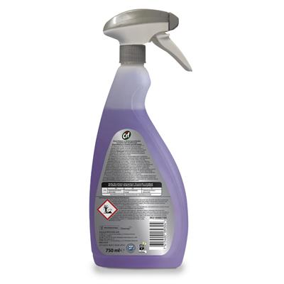 Cif Pro Formula 2in1 Cleaner Disinfectant 6x0.75L - Használatra kész konyhai tisztító- és fertőtlenítőszer élelmiszerrel érintkező területekhez