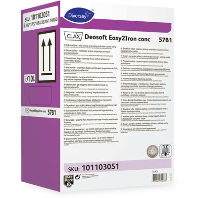 Clax Deosoft Easy2Iron conc 57B1 10L - Vasaláskönnyítő hatású öblítőszer koncentrátum, szagsemlegesítő hatással